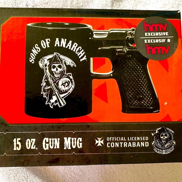 Sons of Anarchy Other - Sons of Anarchy 15oz Gun mug New in box